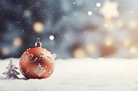 Christmas snow outdoors gift. AI generated Image by rawpixel.