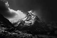 Mountain mountain landscape outdoors. AI generated Image by rawpixel.