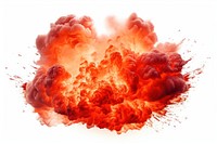 Explosion explosion smoke flame. AI generated Image by rawpixel.