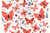 Butterfly pattern nature plant. AI generated Image by rawpixel.