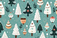 Christmas Hand drawn pattern nature. AI generated Image by rawpixel.