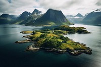 Natural landscape nature outdoors. AI generated Image by rawpixel.