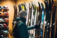 Shopping recreation snowboard sports. AI generated Image by rawpixel.