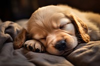 Sleeping puppy animal mammal pet. AI generated Image by rawpixel.