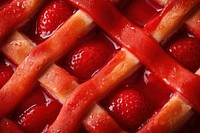 Pie texture strawberry fruit food. AI generated Image by rawpixel.