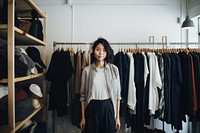 Clothing store closet adult entrepreneur. AI generated Image by rawpixel.