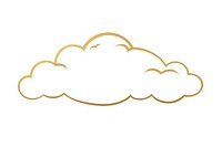 Chinese cloud white line white background. AI generated Image by rawpixel.