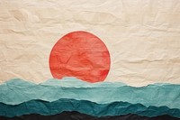 Sea backgrounds flag art. AI generated Image by rawpixel.