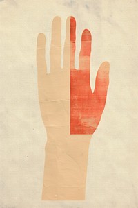Hand paper creativity textured. AI generated Image by rawpixel.