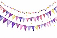Birthday banner backgrounds purple white background. AI generated Image by rawpixel.