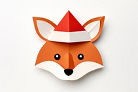 Fox paper christmas origami. AI generated Image by rawpixel.
