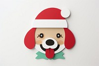 Happy dog celebrating christmas wearing santa hat snowman mammal cute. AI generated Image by rawpixel.