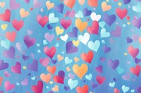 Colorful heart pattern backgrounds abundance. AI generated Image by rawpixel.