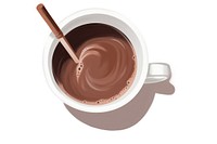 Hot chocolate. 