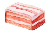 Cake food pork meat. AI generated Image by rawpixel.