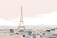 Paris architecture cityscape building. AI generated Image by rawpixel.