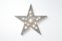 Glitter star illuminated celebration decoration. AI generated Image by rawpixel.
