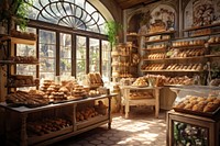 Bakery shop bread plant food. AI generated Image by rawpixel.
