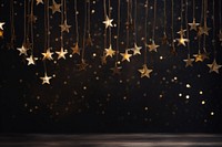Gold star light hanging backgrounds christmas lighting. AI generated Image by rawpixel.