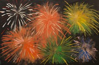 Fireworks backgrounds drawing paint. AI generated Image by rawpixel.