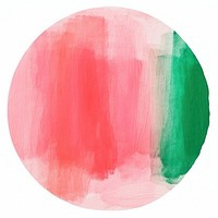 Circle red pink green backgrounds painting shape. AI generated Image by rawpixel.