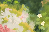 Garden backgrounds painting green. AI generated Image by rawpixel.