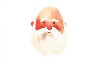 Santa Claus white background representation celebration. AI generated Image by rawpixel.