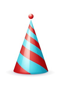 PNG Party hat white background celebration anniversary. AI generated Image by rawpixel.
