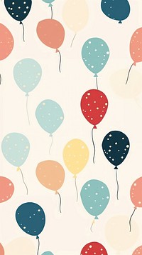 Balloon pattern celebration anniversary. AI generated Image by rawpixel.