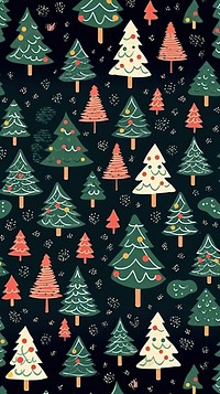 Christmas tree christmas pattern christmas tree. AI generated Image by rawpixel.