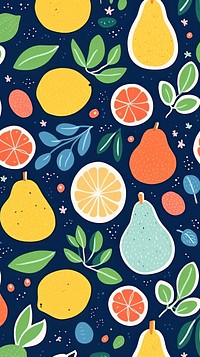 Fruits pattern grapefruit plant. AI generated Image by rawpixel.