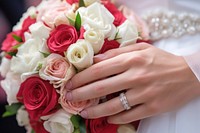Ring hand rose jewelry. AI generated Image by rawpixel.