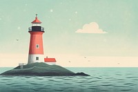 Little light house architecture lighthouse outdoors. AI generated Image by rawpixel.