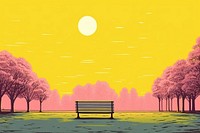 Park outdoors nature yellow. AI generated Image by rawpixel.