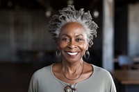 African american woman portrait smiling smile. AI generated Image by rawpixel.