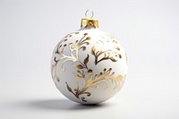 Bauble porcelain white celebration. AI generated Image by rawpixel.
