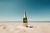 Champagne celebration outdoors summer. AI generated Image by rawpixel.