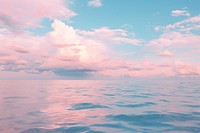 Ocean sky outdoors horizon. AI generated Image by rawpixel.