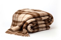Brown alpaca wool blanket white background softness. AI generated Image by rawpixel.