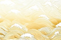 Background golden white wave. 