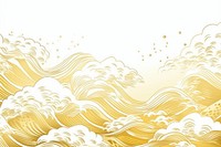 Background wave golden white. AI generated Image by rawpixel.