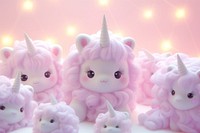 Unicorn toy representation celebration. 