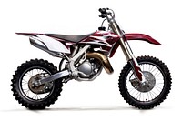 Dirt bike motorcycle motocross vehicle. 