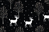 Cute deers backgrounds mammal white. AI generated Image by rawpixel.