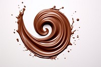 Chocolate swirl dessert food accessories. AI generated Image by rawpixel.