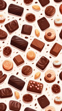 Chocolate confectionery backgrounds dessert. AI generated Image by rawpixel.