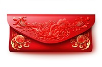 Chinese Red Envelope handbag red white background. AI generated Image by rawpixel.