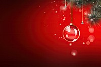 Glass ball christmas backgrounds hanging. AI generated Image by rawpixel.