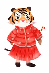 Tiger drawing tiger cute. AI generated Image by rawpixel.