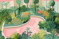 Painting outdoors pattern nature. AI generated Image by rawpixel.